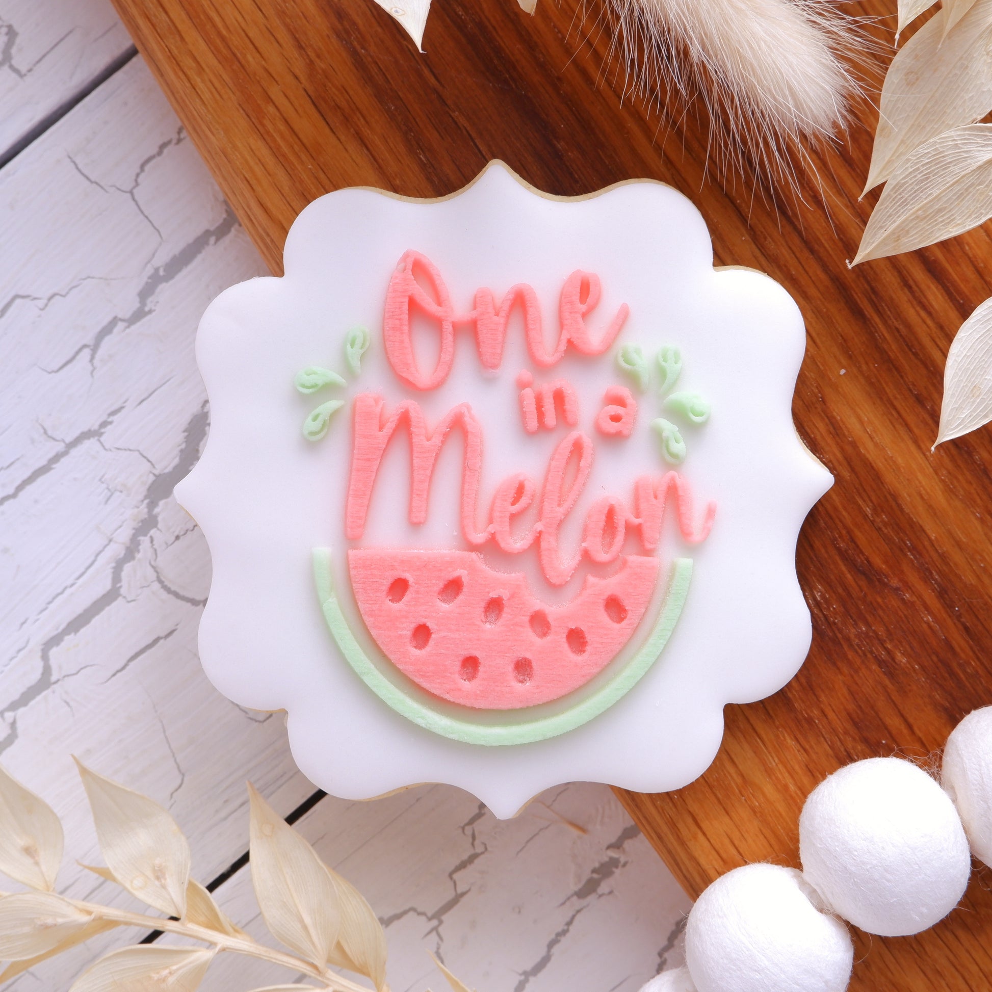 One in a melon - Deboss stamp image 0