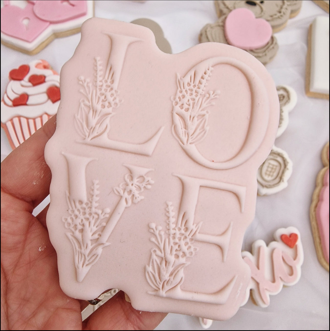LOVE - Deboss and cutter image 1