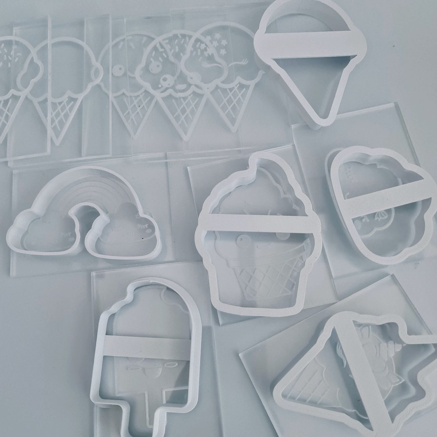 Ice Cream Cone  -Girl - Deboss & Cutter Combo image 2