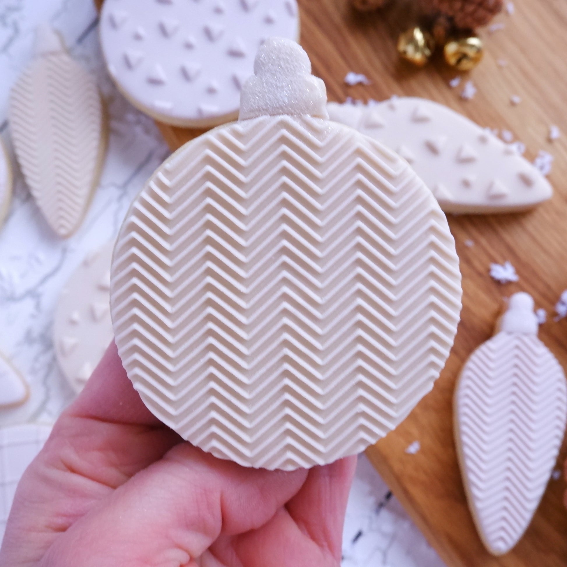 Geo Pattern -  Chevron and Bauble Cutter image 0