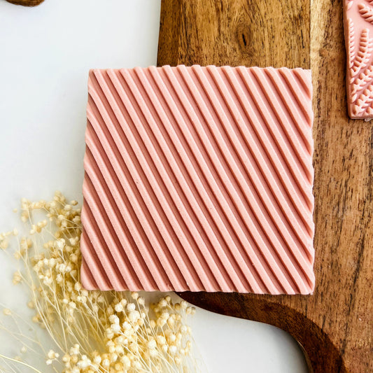 Lines Pattern DeBoss Big Size Stamp image 0