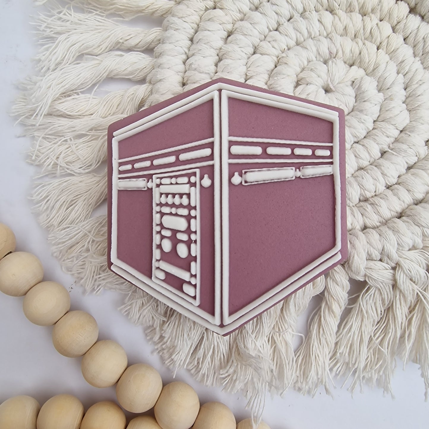 Kaaba Umrah embosser fondant stamp and matching Cutter image 0