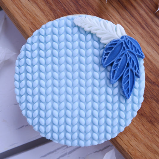 Knitted Pattern DeBoss  Stamp image 0