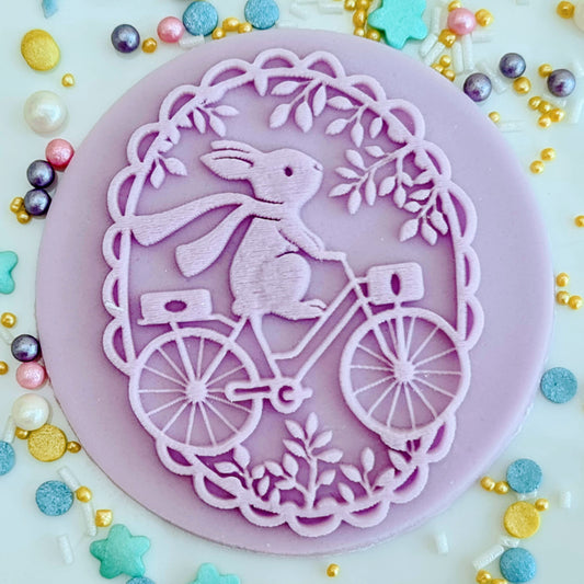 Easter Bunny on bike image 0