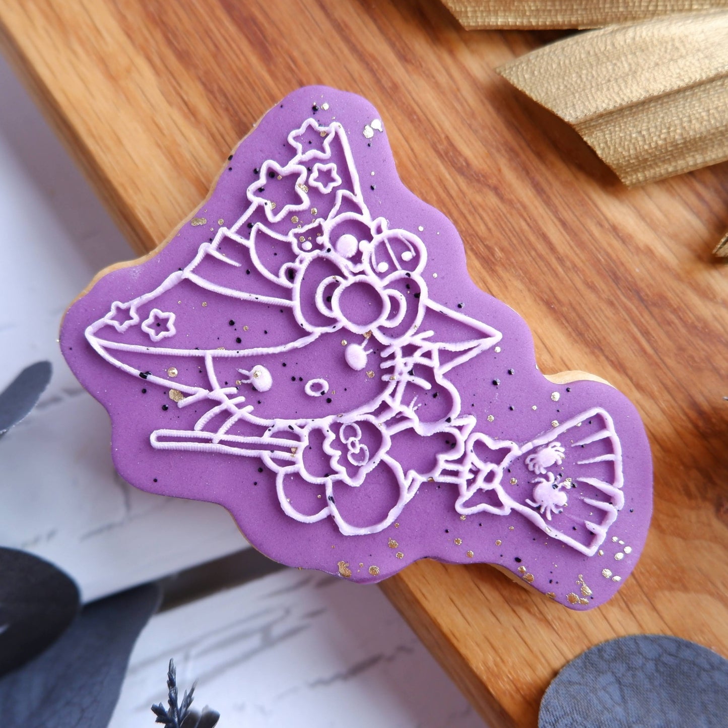 HALLOWEEN - Kitty- Deboss & Matching Cutter image 0