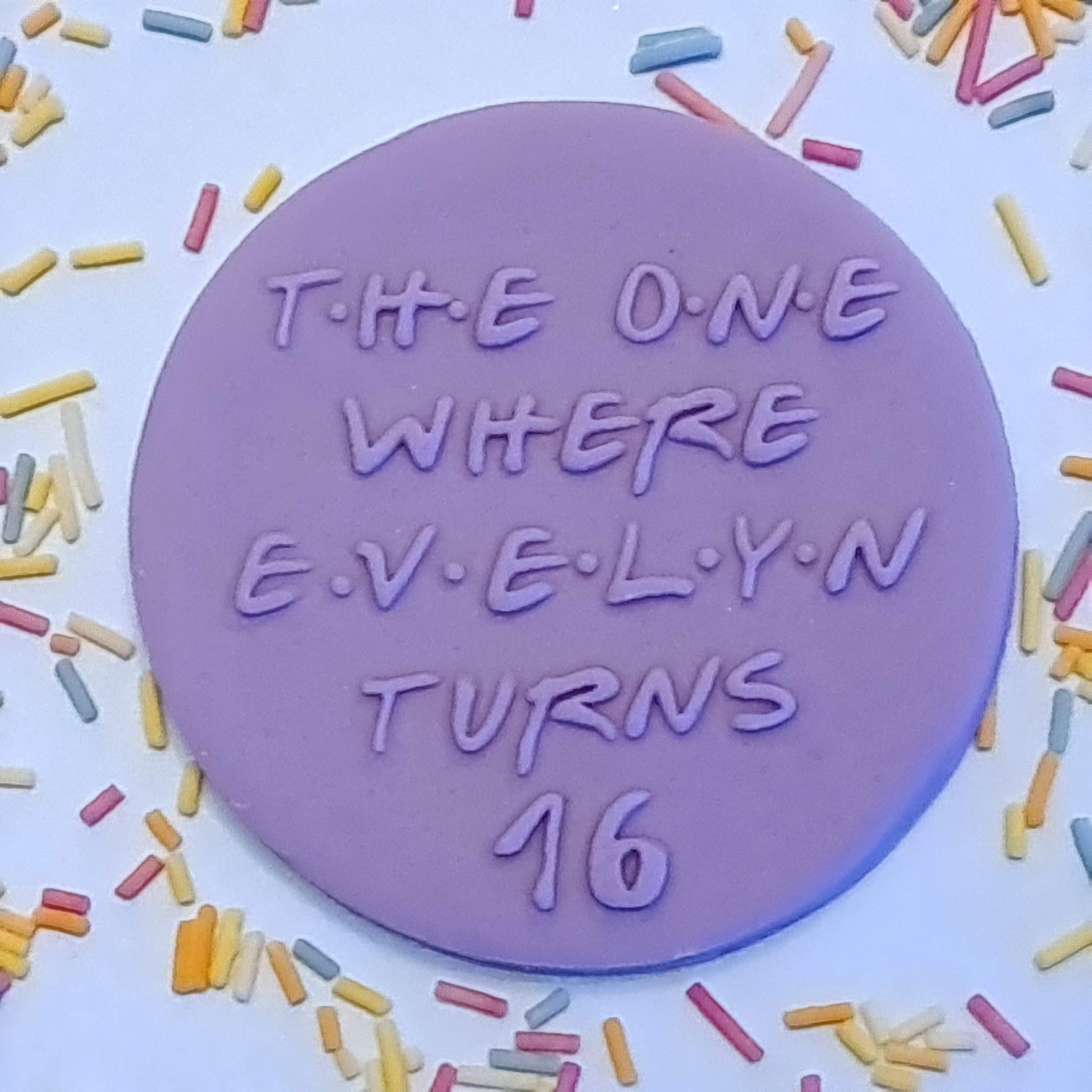 FRIENDS - The One Where - Personalized Deboss image 0