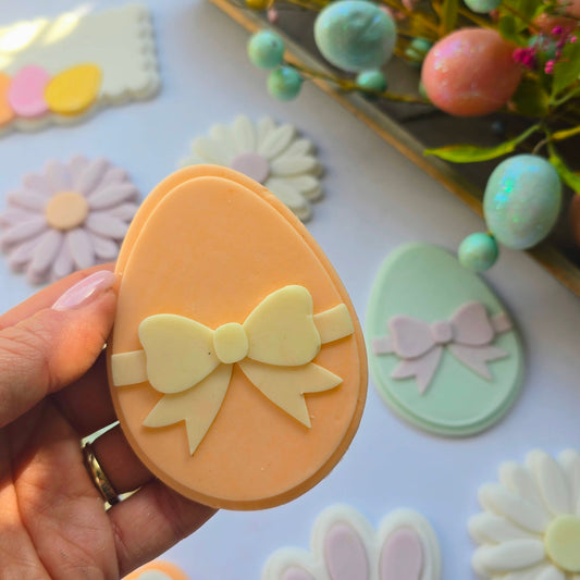 Easter Egg -  PLA embosser and matching cutter image 0