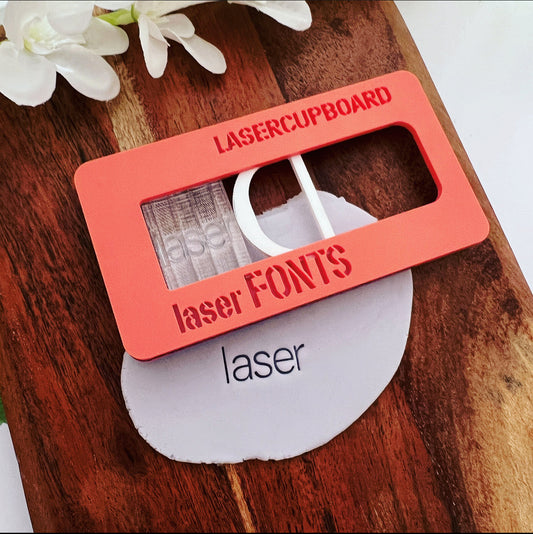 Laser Fonts - Lowercase Individual Letters image 0