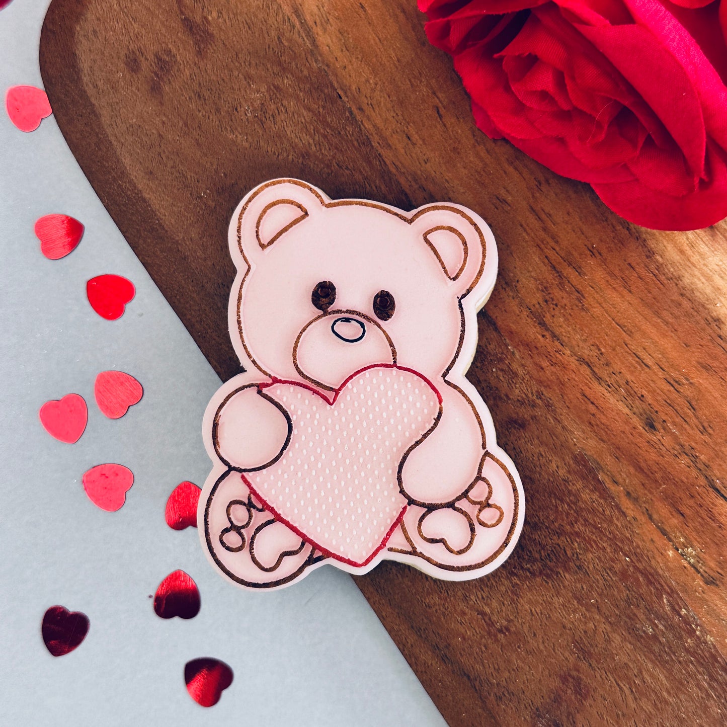 Cute Bear - Deboss and cutter image 1