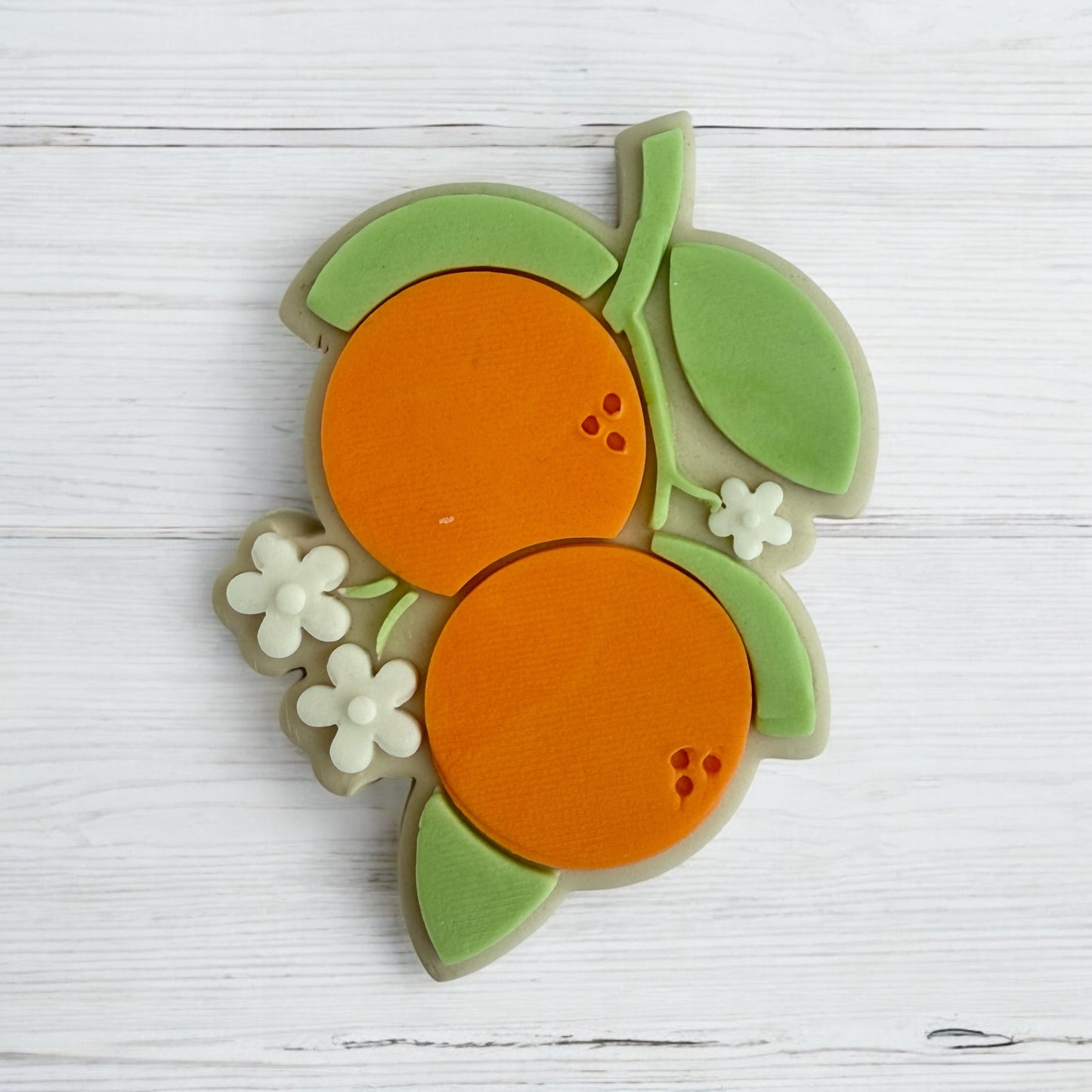 Amalfi oranges - stamp and matching cutter image 0