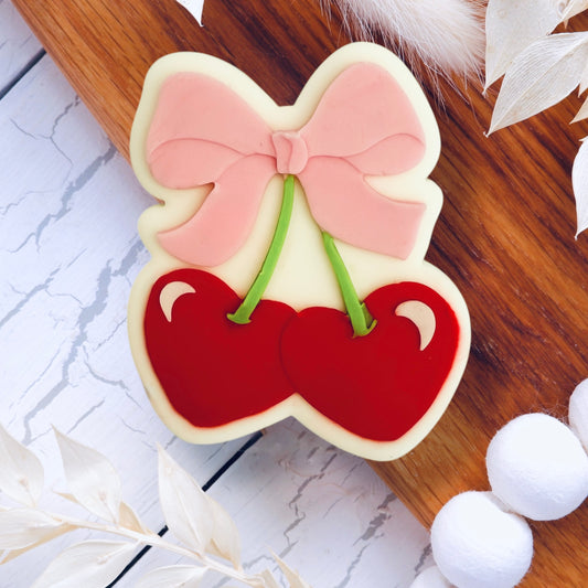 Love Cherries - PLA embosser and matching cutter image 0