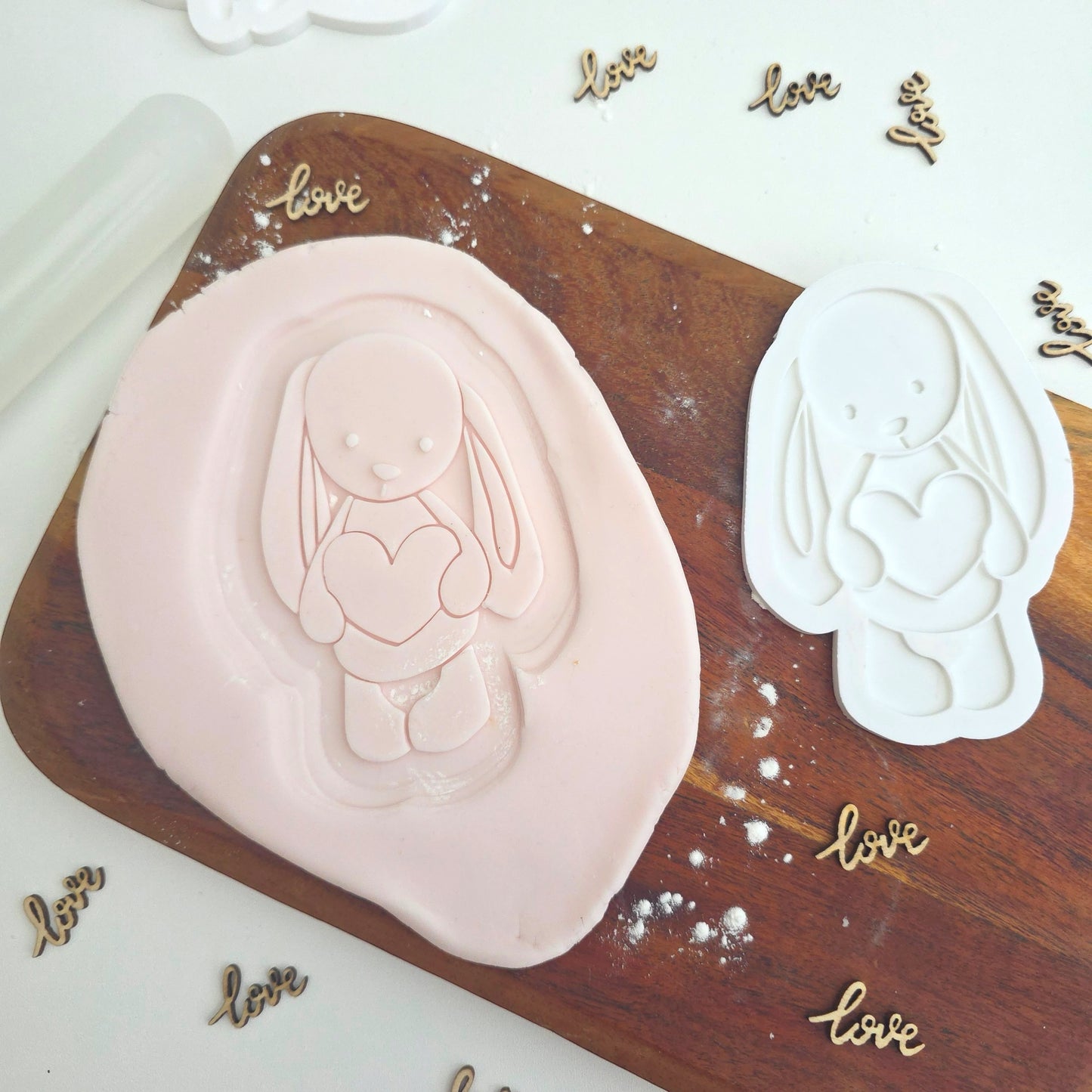 Cute Bunny - PLA embosser and matching cutter