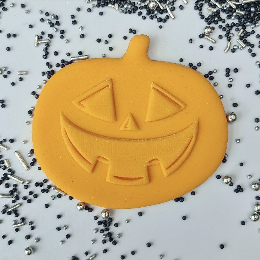 HALLOWEEN - Pumpkin 1 - Deboss & Matching Cutter image 0