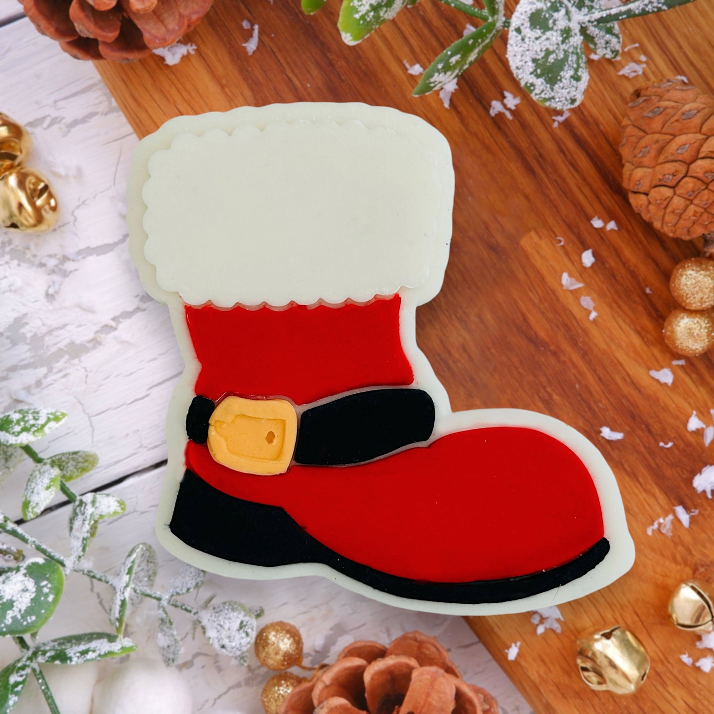 Santa`s boot -  PLA stamp and cutter image 1