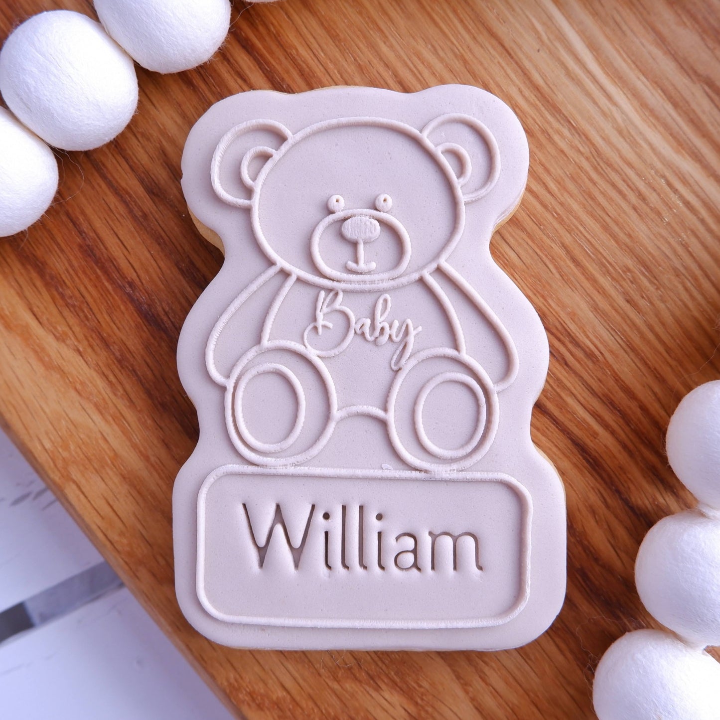 Baby - Teddy with board DeBoss & Matching Cutter image 0