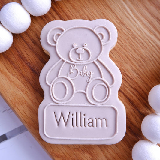 Baby - Teddy with board DeBoss & Matching Cutter image 0