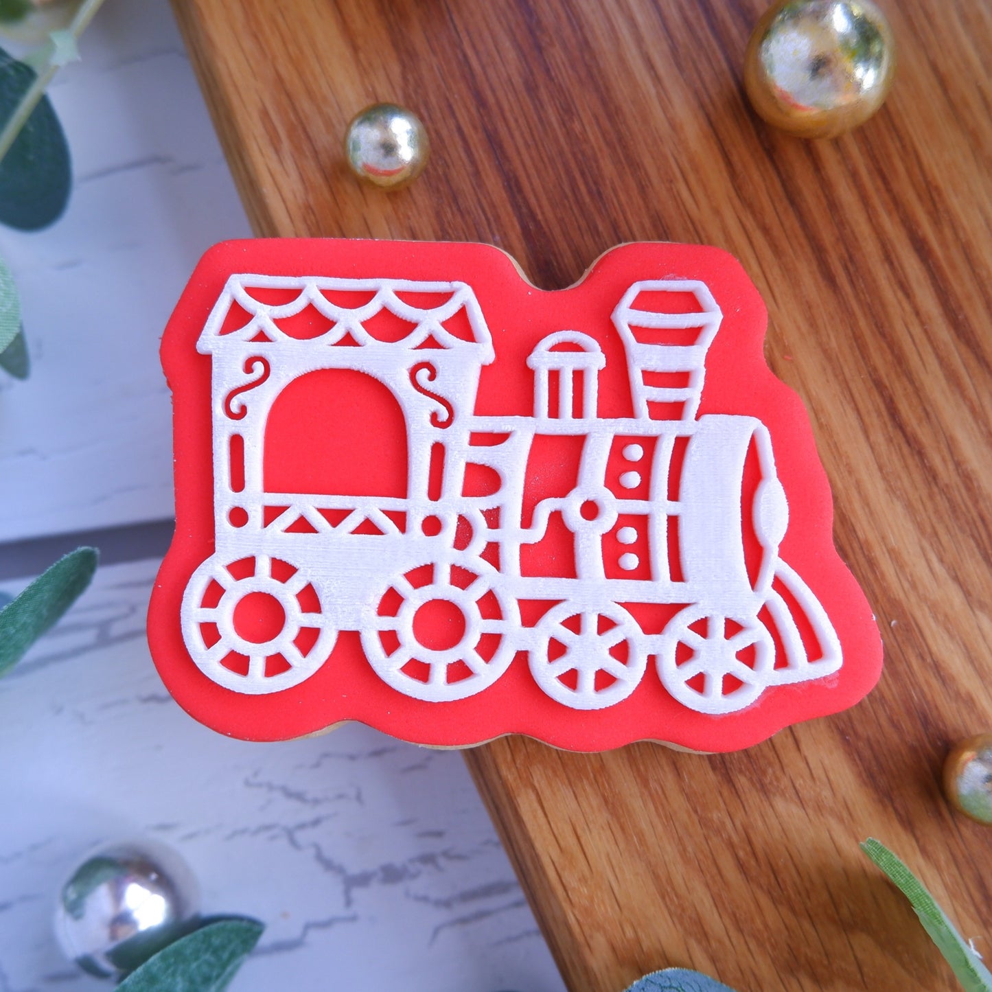 Christmas - Train DeBoss and matching Cutter image 0