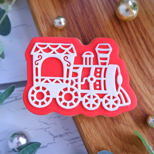 Christmas - Train DeBoss and matching Cutter image 0