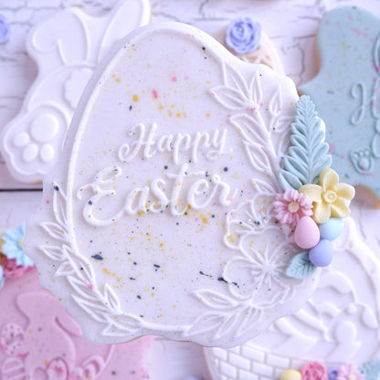 Easter Egg - Deboss & Cutter image 0