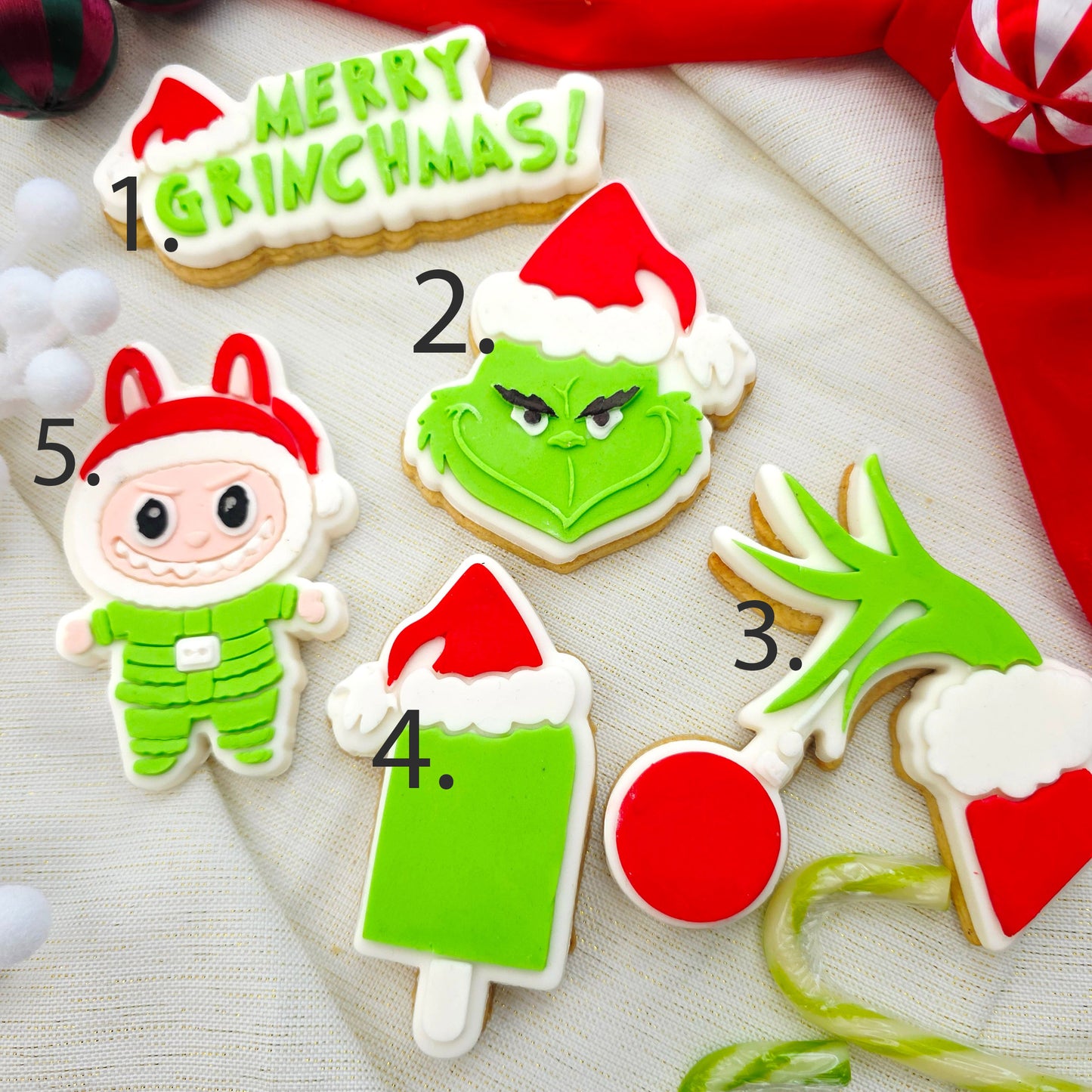Grinch Christmas PLA embosser and cutter