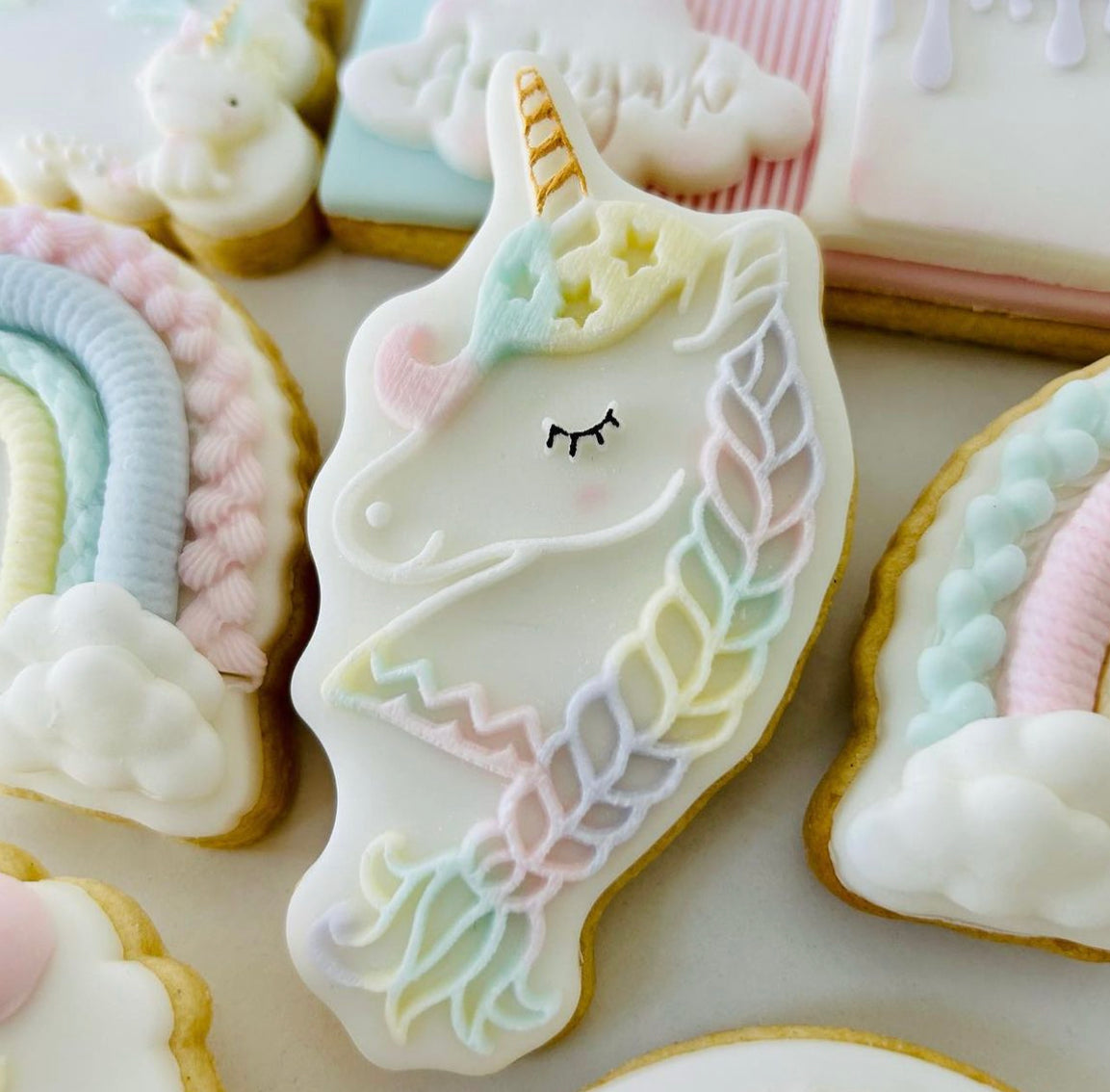 Unicorn  - Deboss and Cutter image 0