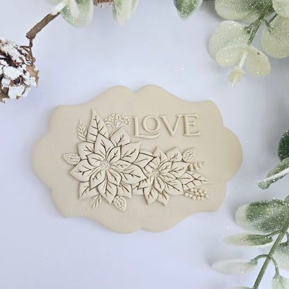 Love floral - stamp and cutter image 0