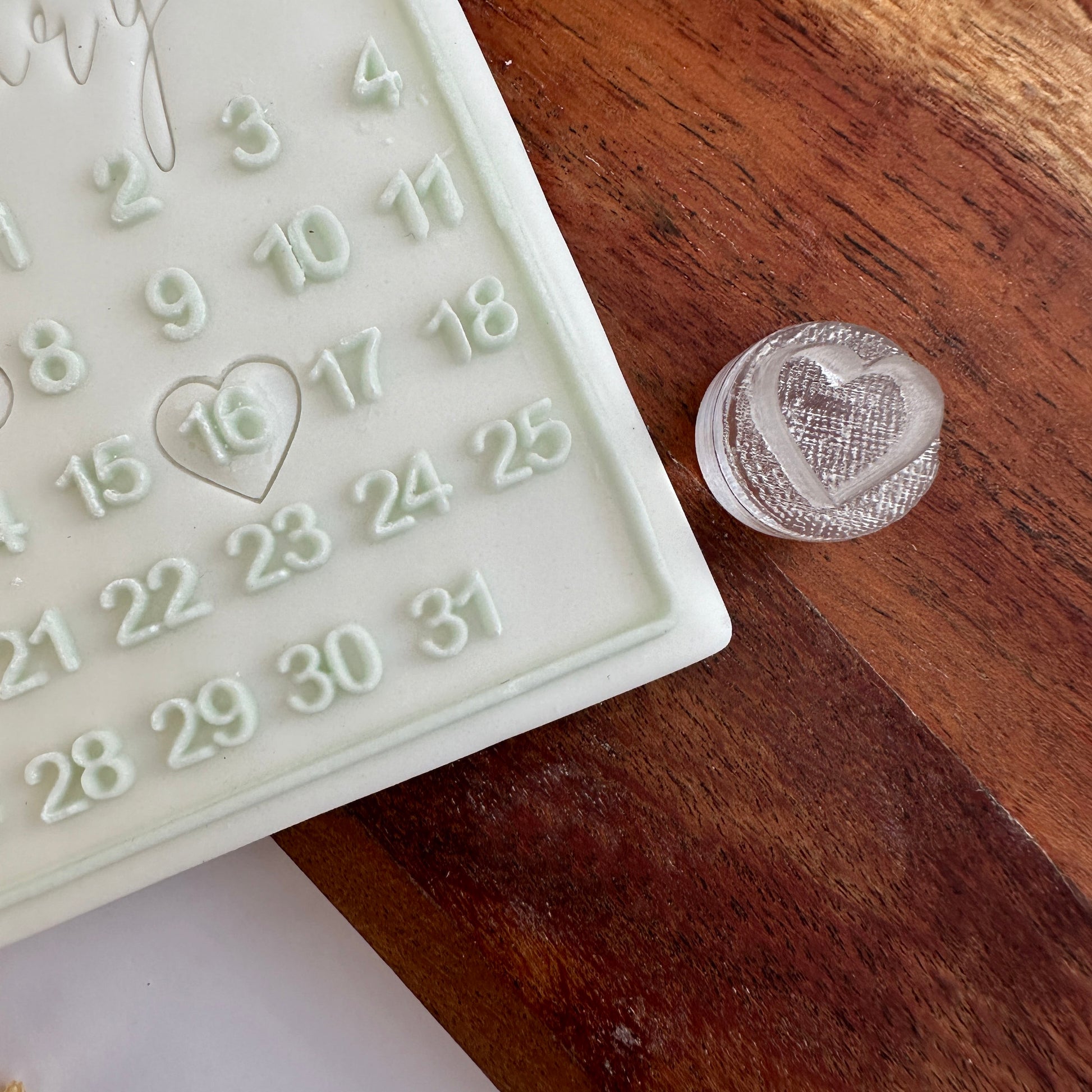 Calendar with blank space  - Stamp and Matching Cutter image 3