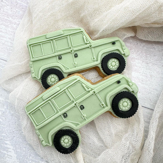 Car - Deboss stamp with matching cutters image 0