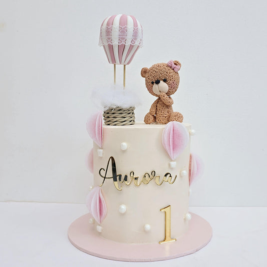 Personalised Name and Age acrylic cake charms, acrylic cake topper, cake charm