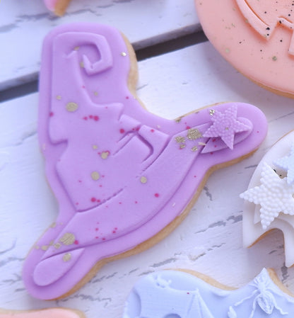 HALLOWEEN -Hat - Deboss & Matching Cutter image 0