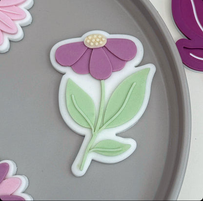 Flower - PLA embosser and matching cutter image 0