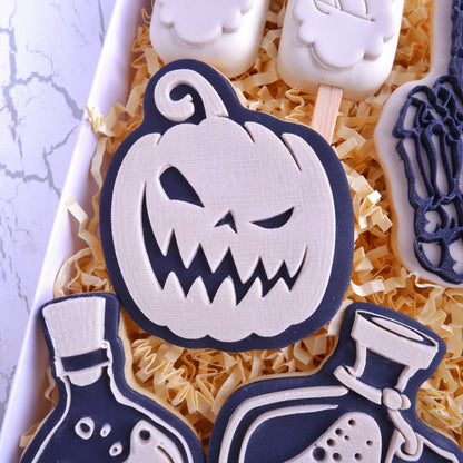 HALLOWEEN - Pumpkin - Deboss & Matching Cutter image 0