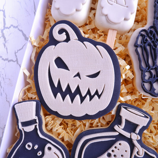 HALLOWEEN - Pumpkin - Deboss & Matching Cutter image 0