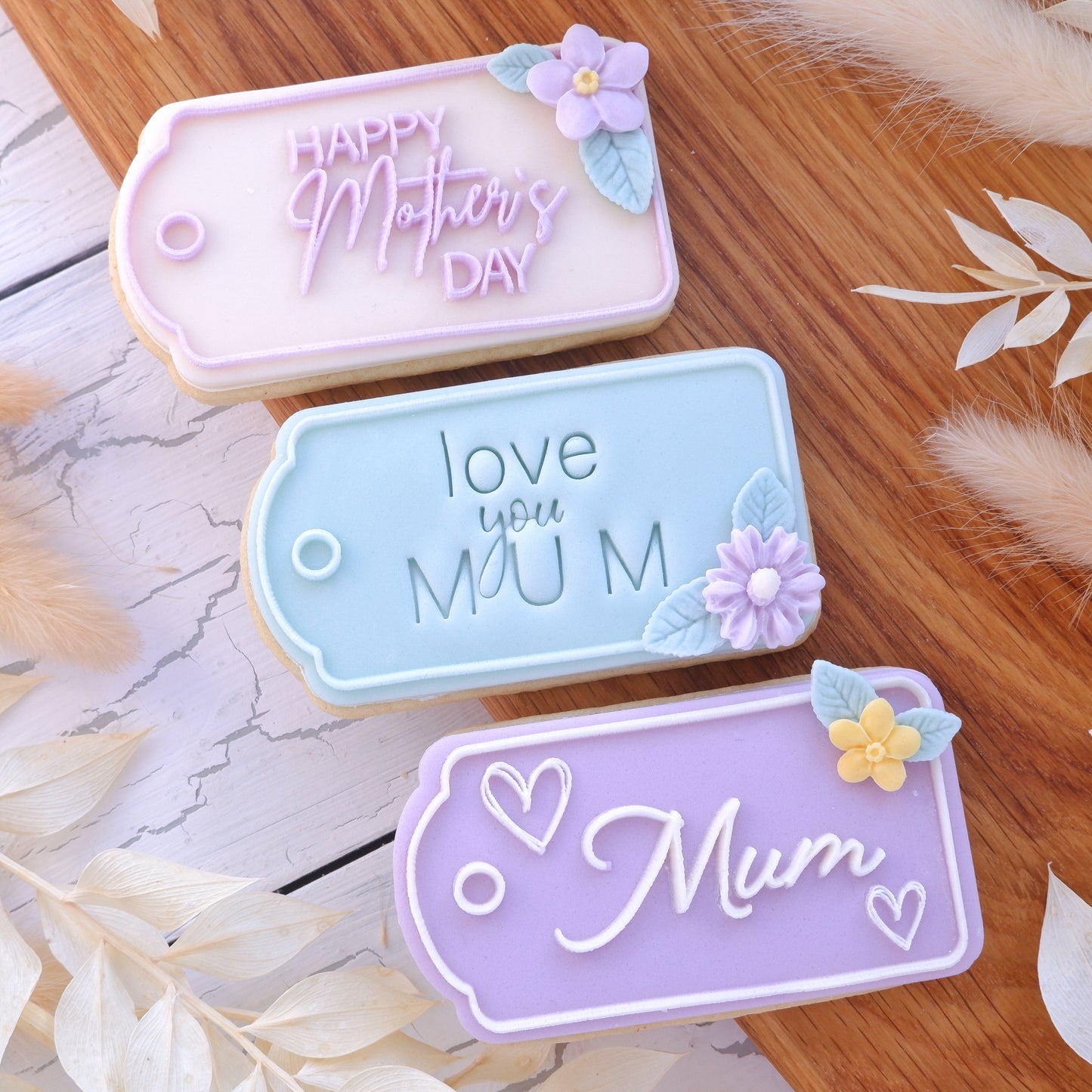Tags set of 3 - stamps and matching cutter image 0