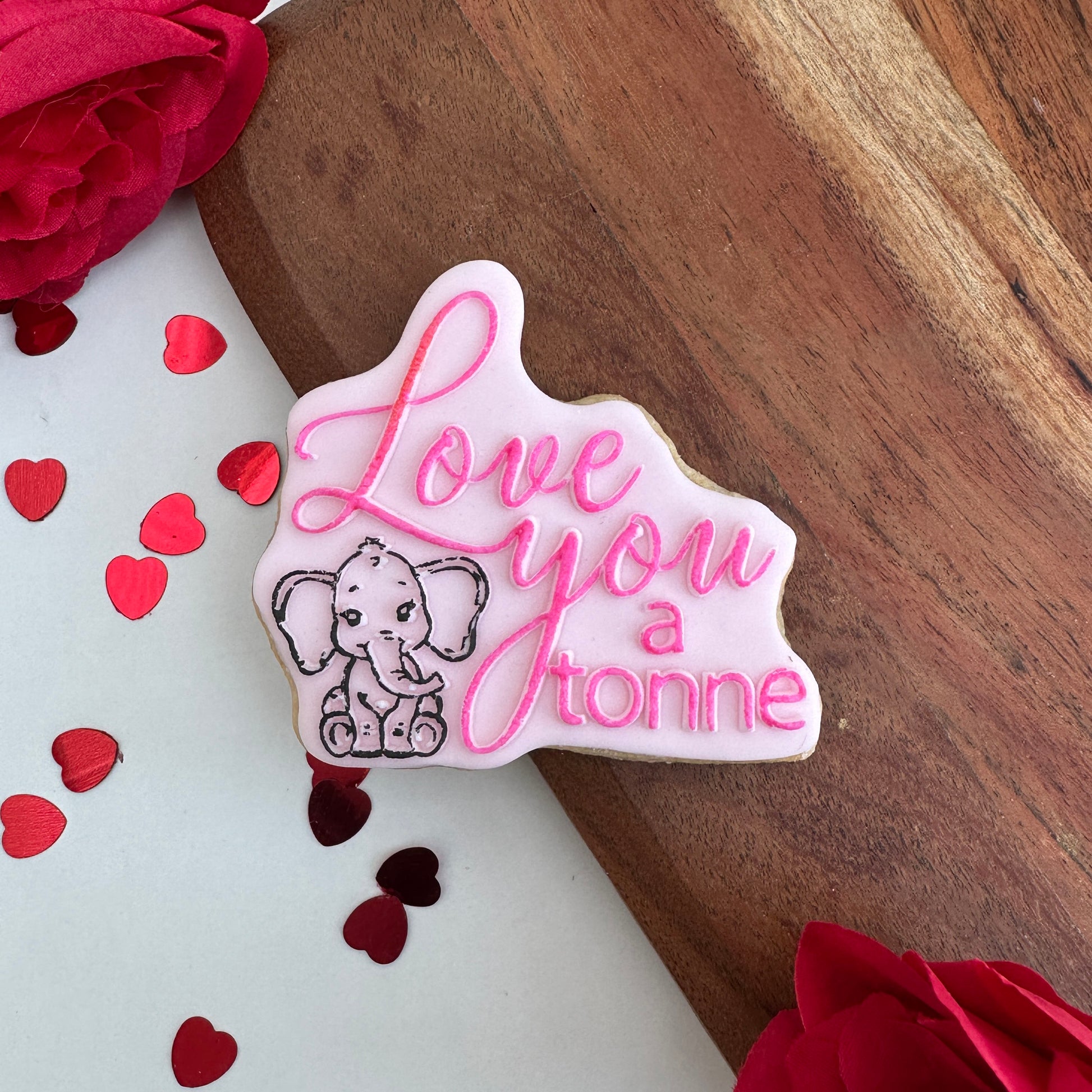 Love You a Tonne - Deboss and cutter image 1