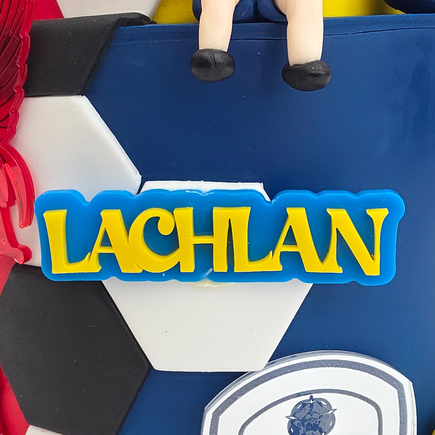 Personalised Football topper set