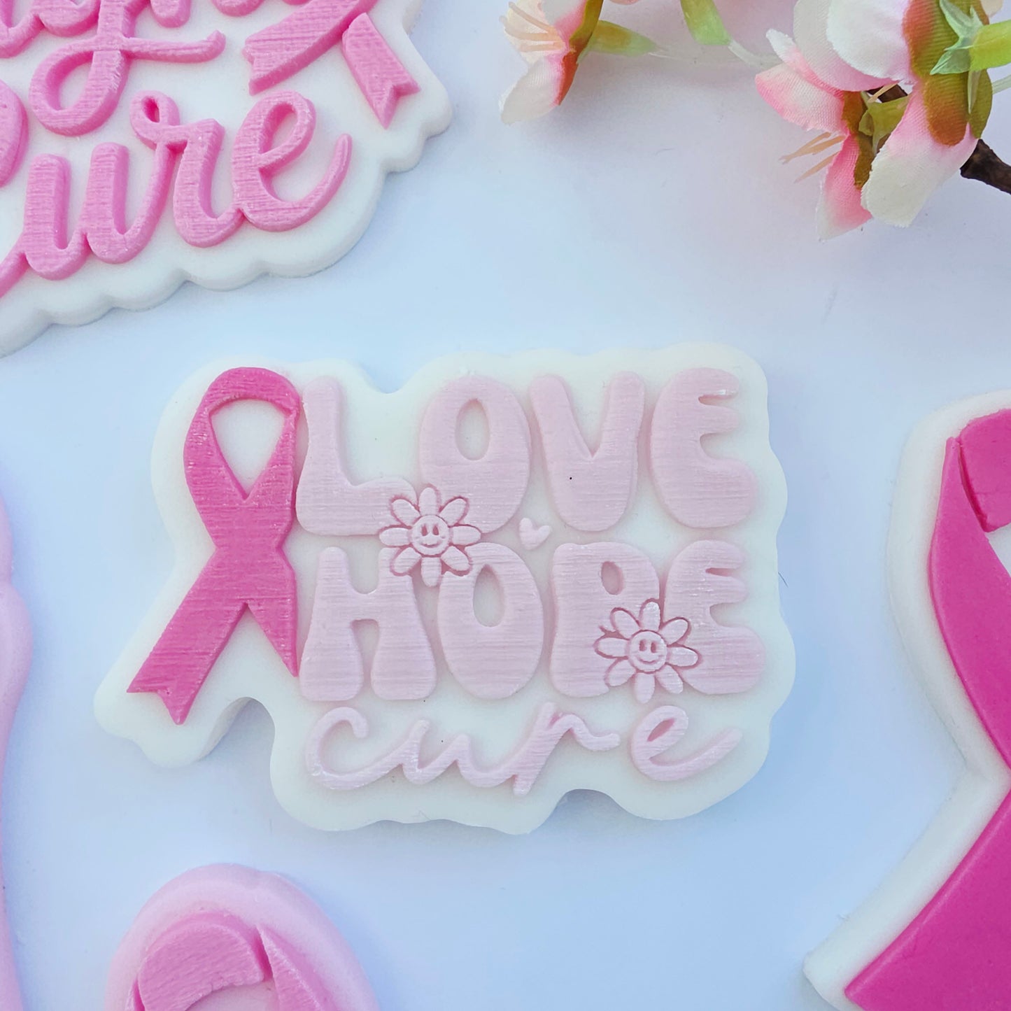 Fight Breast Cancer Cookie Stamp