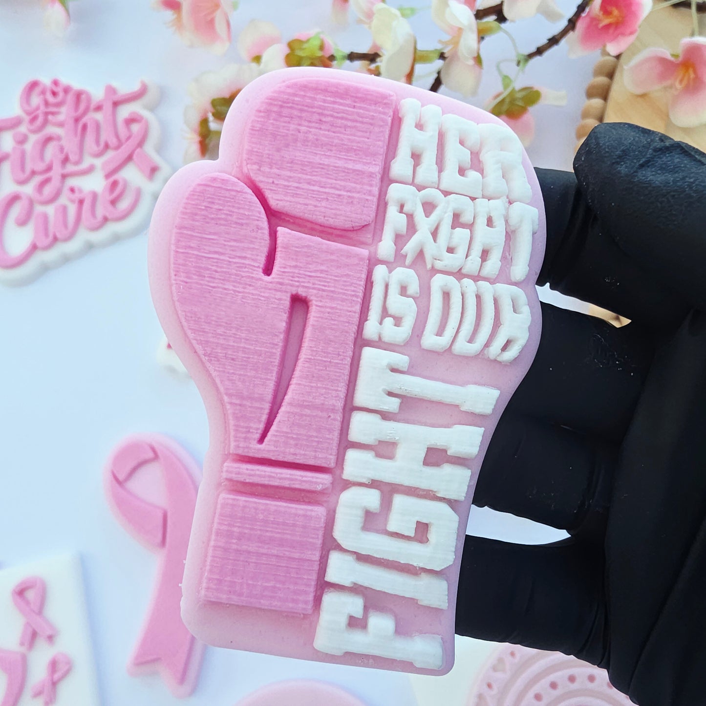 Fight Breast Cancer Cookie Stamp