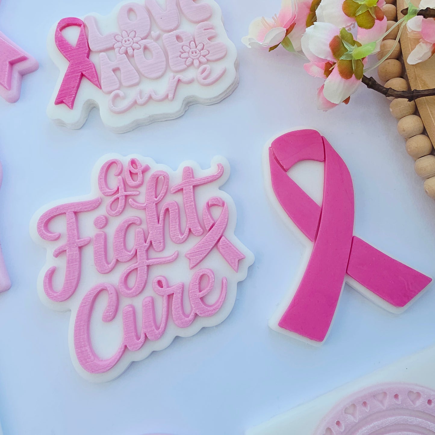 Fight Breast Cancer Cookie Stamp