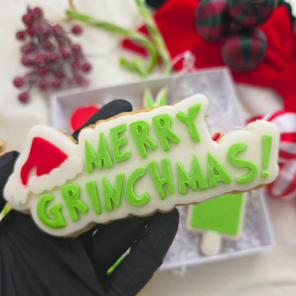 Grinch Christmas PLA embosser and cutter