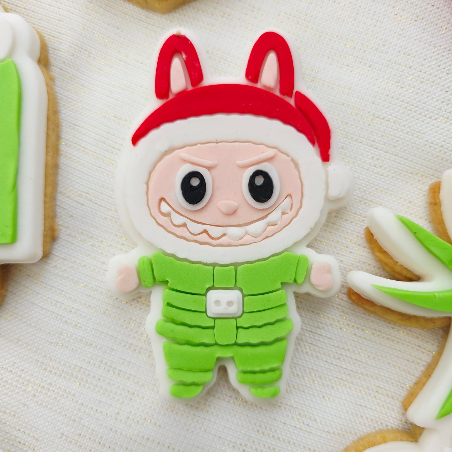 Grinch Fluffy monster - PLA stamp and cutter (Copy)