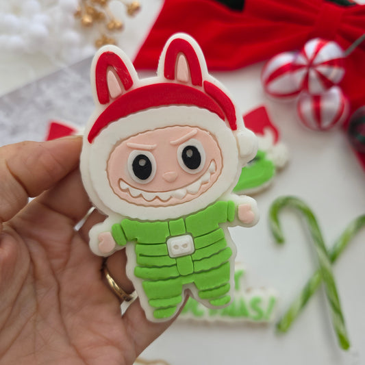 Grinch Fluffy monster - PLA stamp and cutter (Copy)