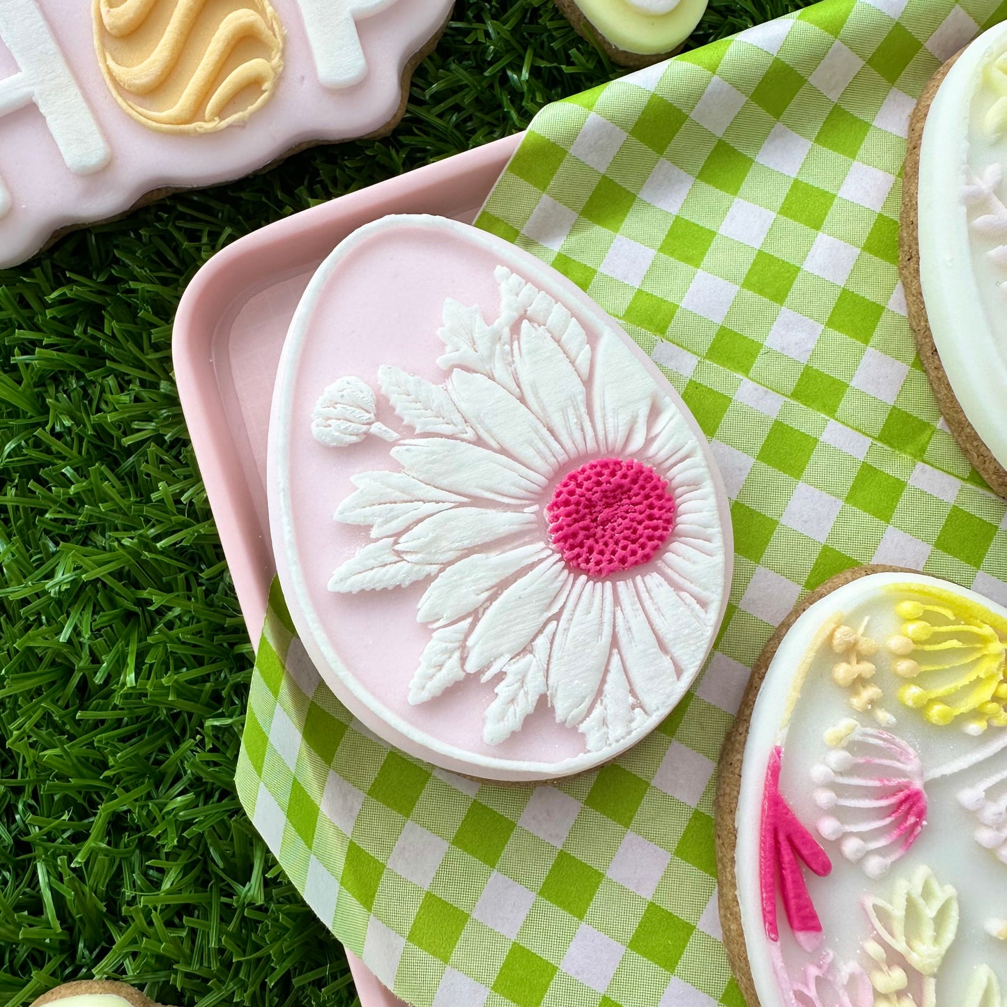 Set of 4 Easter Eggs -  Deboss and Cutter image 2