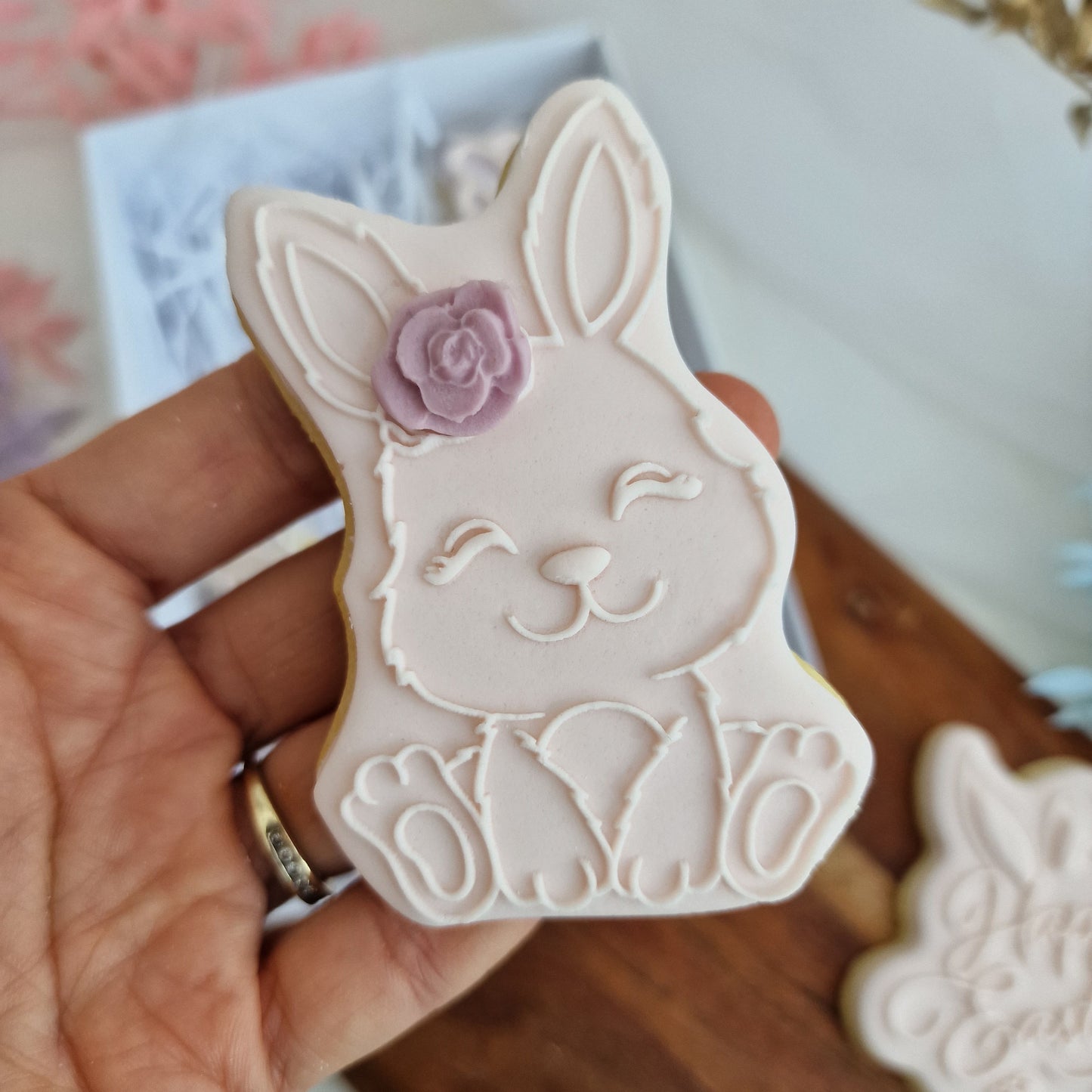 Cute Easter Bunny -  Deboss and Cutter image 2