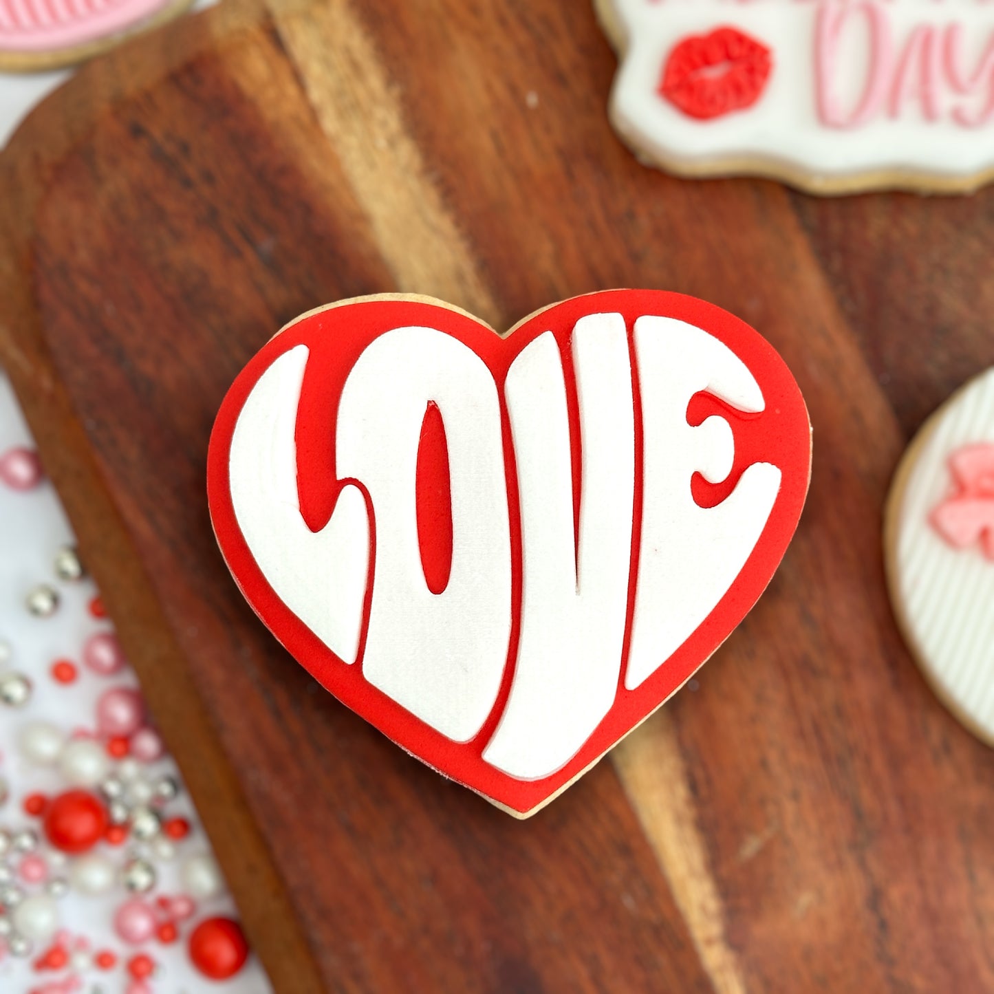 Love heart - Deboss and cutter image 1