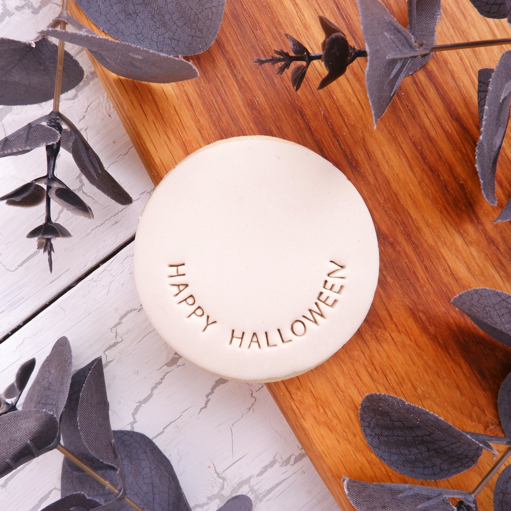 Web pattern with Spider and Happy Halloween stamp image 3