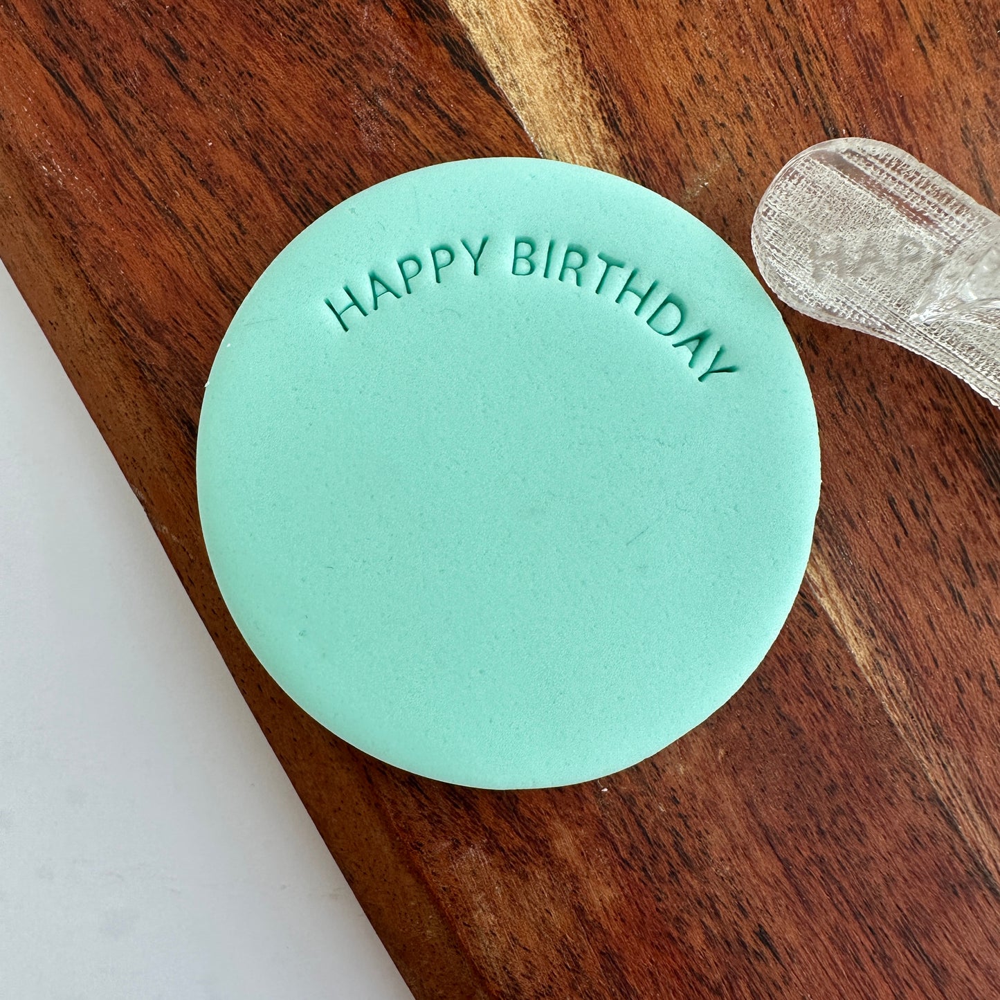 Happy Birthday arched impressions image 0