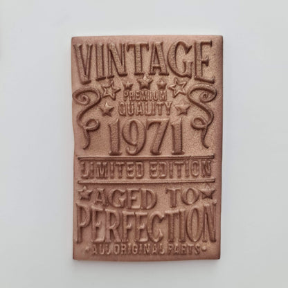 Aged to Perfection - Customizable Deboss & Cutter image 1