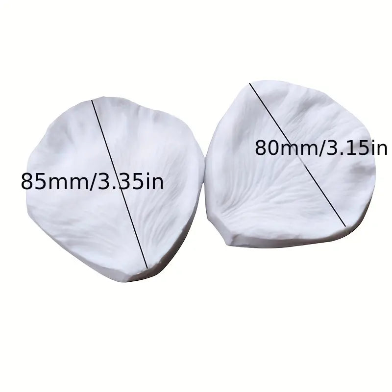 Austin Rose Petal  silicone mould image 0