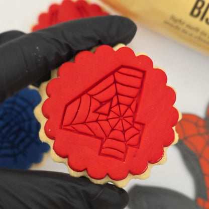 Personalized Spider-Man Cookie Stamp Set